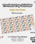 Trofast Top Dogs and Paws Decal - Furniture Decals