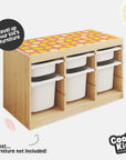 Trofast Top Fruity Lemons Decal - Furniture Decals