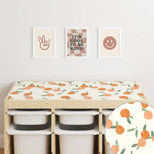 Trofast Top Fruity Peaches Decal