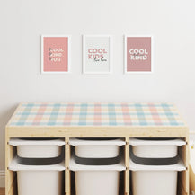 Trofast Top Gingham Decal