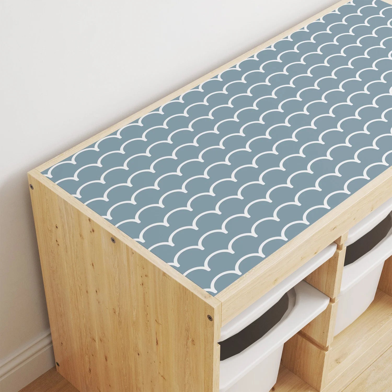 Trofast Top Scallops Decal - DF1. Tops