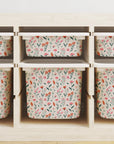 Trofast Tub Elegant Florals Decals - Furniture Decals