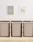 Trofast Tub Scallops Neutral Decals - Furniture Decals