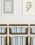 Trofast Tub Stripes Blue Decals - Furniture Decals