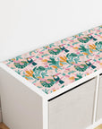 Kallax Shelf Tropical Paradise Decal - Furniture Decals