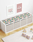 Kallax Shelf Tropical Paradise Decal - Furniture Decals