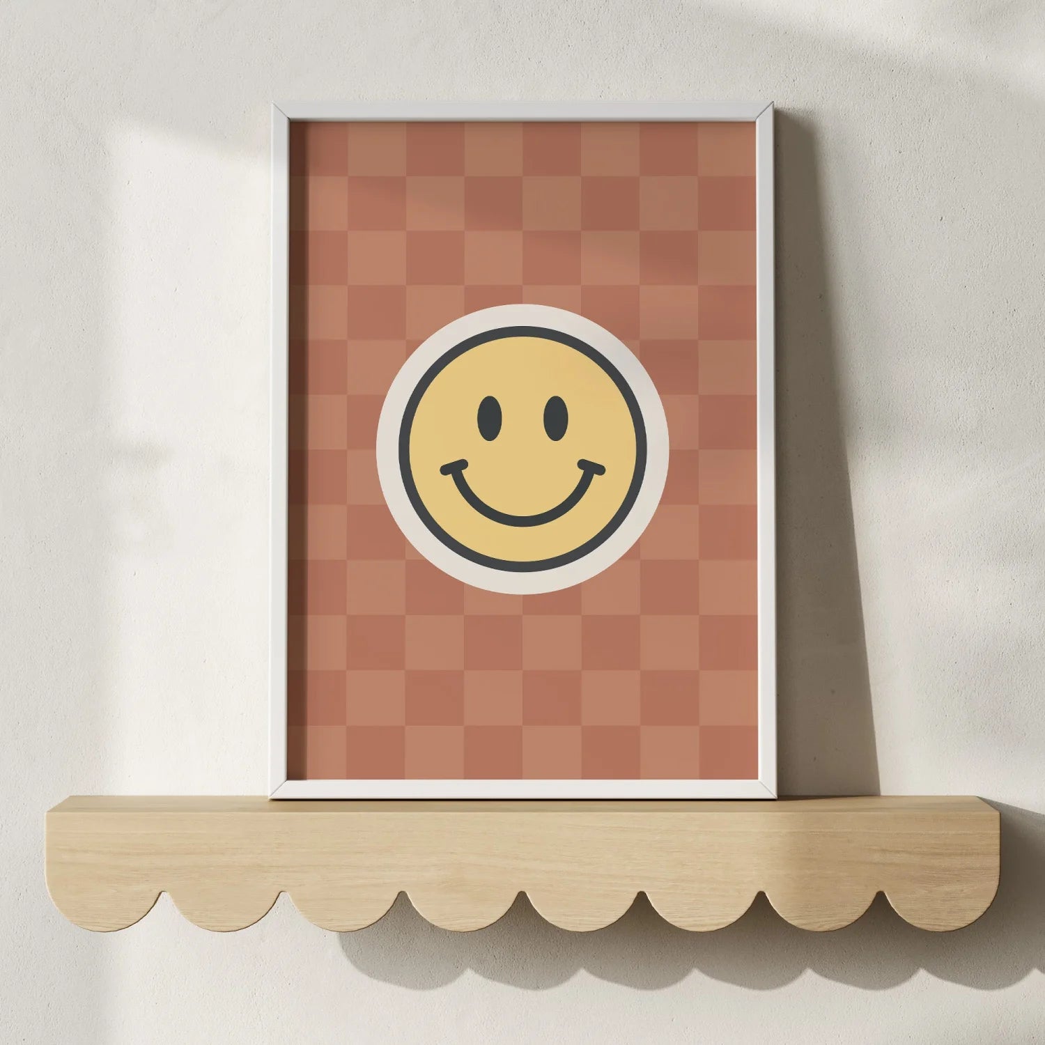 Wall Print: Checkered Smiles - WP1. Prints