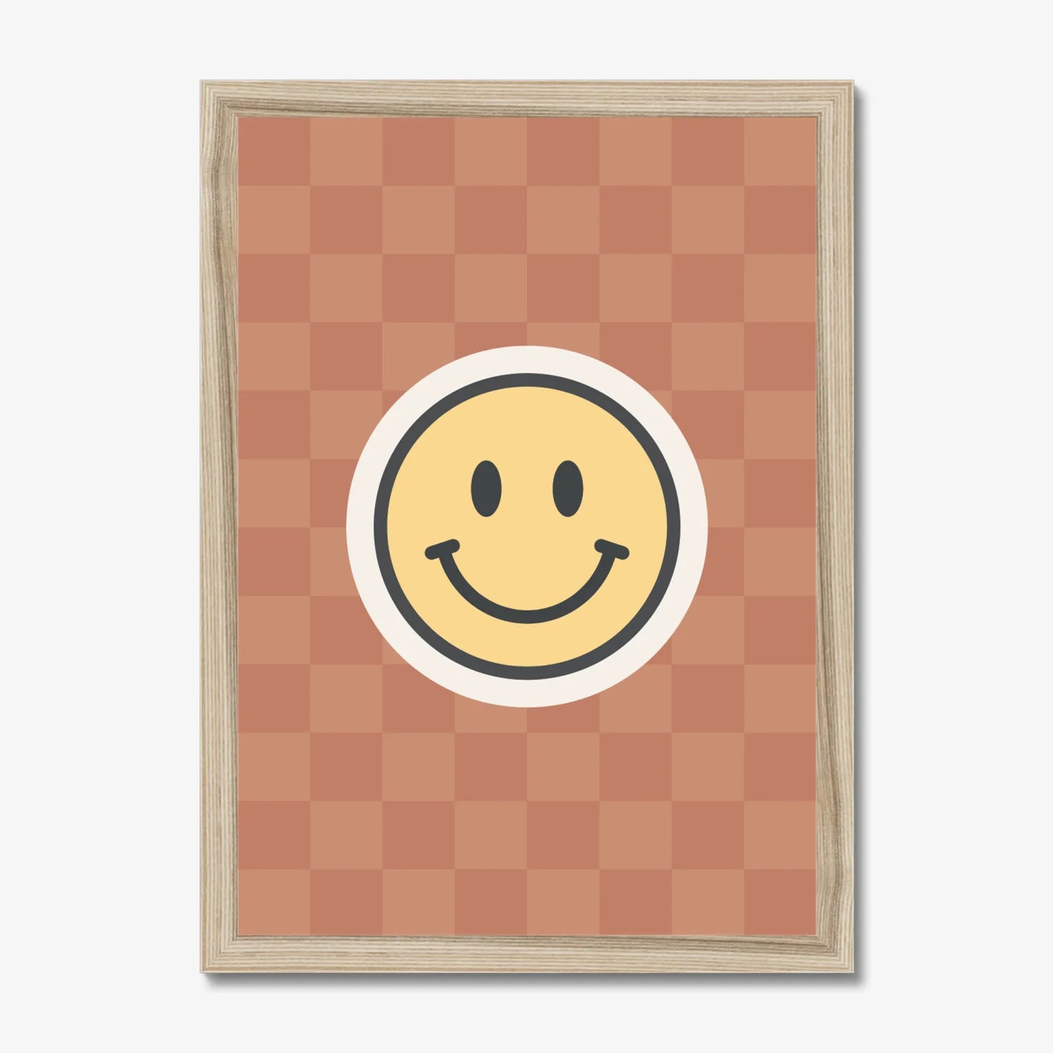 Wall Print: Checkered Smiles - WP1. Prints
