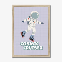 Wall Print: Cosmic Cruiser