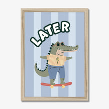 Wall Print: Later Alligator