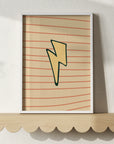 Wall Print: Lightning Bolt - WP1. Prints