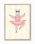 Wall Print: Llama Rina Ballerina - WP1. Prints