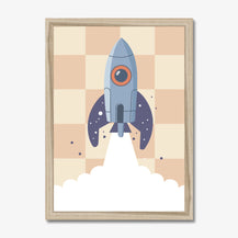 Wall Print: Rocket Launch