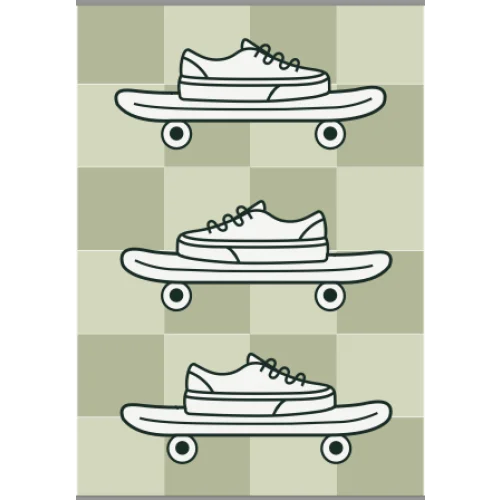 Wall Print: Skateboard Stack - WP1. Prints
