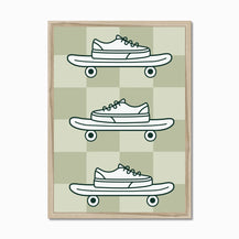 Wall Print: Skateboard Stack