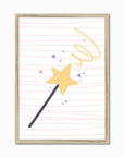 Wall Print: Stardust Wand - WP1. Prints
