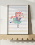 Wall Print: Unicorn on Pointe - WP1. Prints