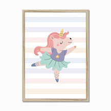 Wall Print: Unicorn on Pointe