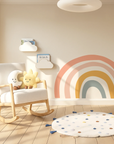 Warm Rainbow Wall Decal - DW3. Sun Clouds