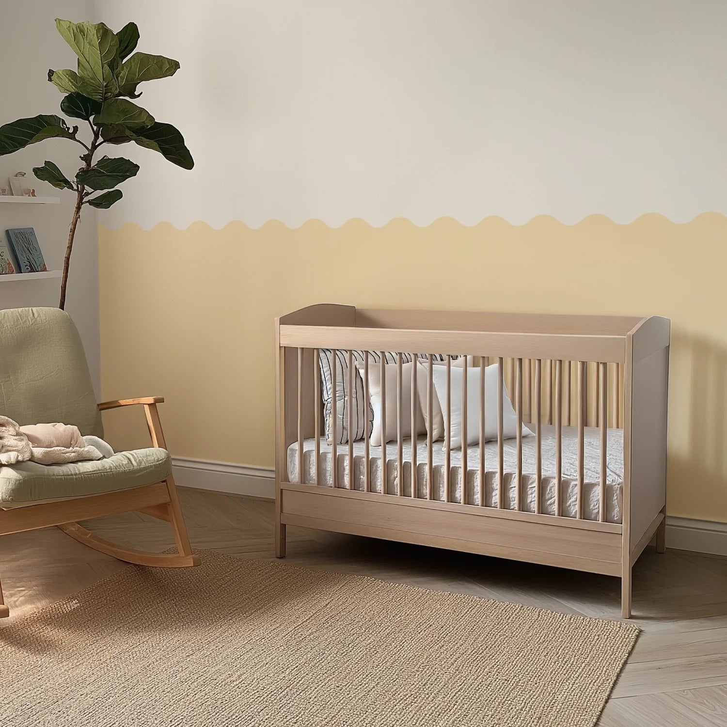 Wavy Wall Panels - Butter - DW11.