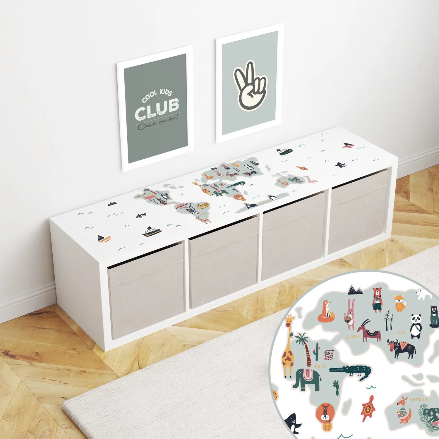 World Map Decal DF5.
