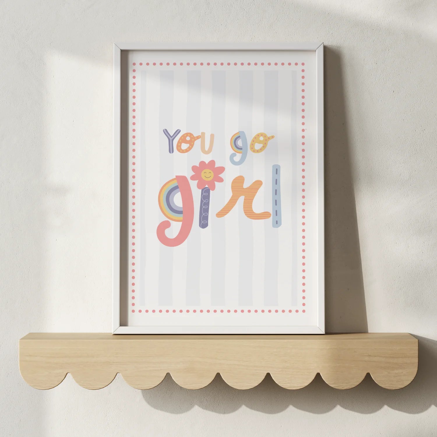 You Go Girl Wall Print - WP1. Prints